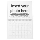 14 Foto mit Volldeckung - Personalisiert Kalender (Jan 2026)