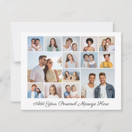 14 Fotocollage Ihre eigene Grußkarte hinzufügen (Vorderseite)