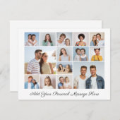 14 Fotocollage Ihre eigene Grußkarte hinzufügen (Vorne/Hinten)