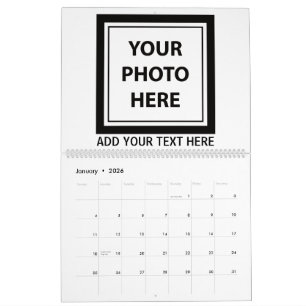 14 Fotos hochladen und Text hinzufügen - Bild anpa Kalender