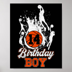 14. Geburtstag Bysketbyll Thema Geburtstag Junge 1 Poster