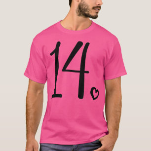 14. Geburtstag für Mädchen 14 Jahre T-Shirt