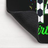 14. Geburtstag Fußball Junge Mädchen Kinder Fußbal Mousepad (Ecke)