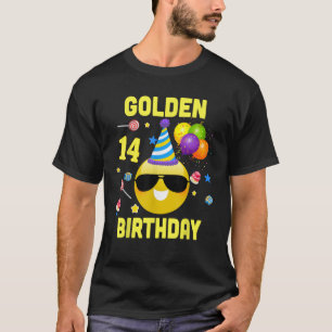 14. Geburtstag Geschenke Funny Golden Geburtstag 1 T-Shirt