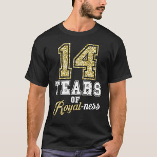 14. Geburtstag Königliches Königtum Thema 14 Jahre T-Shirt
