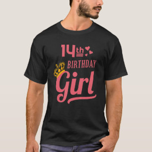 14. Geburtstag Mädchen vierzehnte Geburtstagsparty T-Shirt