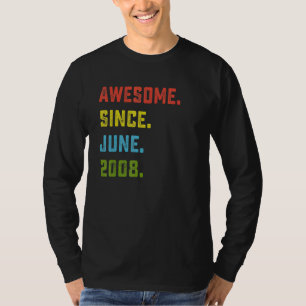 14. Geburtstag Phantastisch seit Juni 2008 14 Jahr T-Shirt