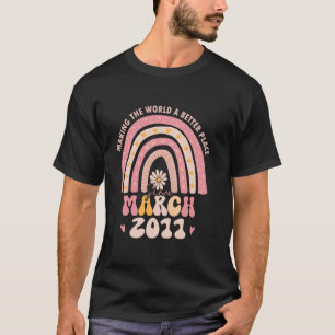 14. Geburtstag Retro März 2011 14. Geburtstag für T-Shirt