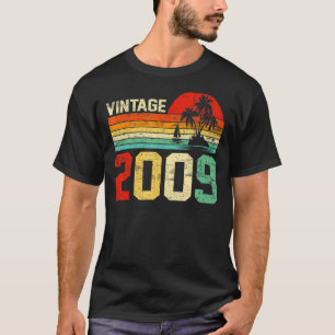 14. Geburtstag Vintag 2009 Retro Boy Girl 14 Jahre T-Shirt