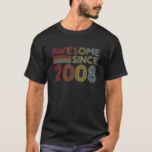 14. Geburtstag Vintage 2008 Hergestellt in 2008 Aw T-Shirt