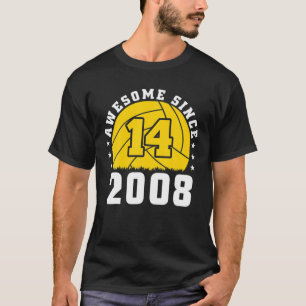 14. Geburtstag Volleyballspielerin 14 Jahre Alt Vo T-Shirt