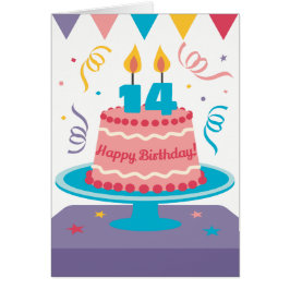 14. Geburtstagskuchen