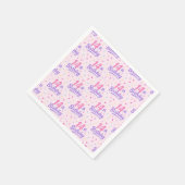 14. Geburtstagspapier-Tischdecken, 14. Geburtstags Serviette (Ecke)