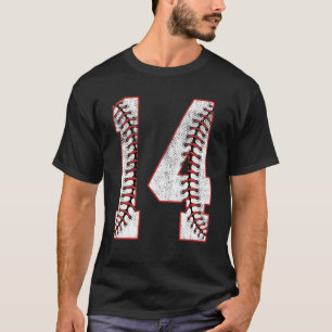 14. Geburtstagsparty Vierzehn 14 Jahre alter Baseb T-Shirt