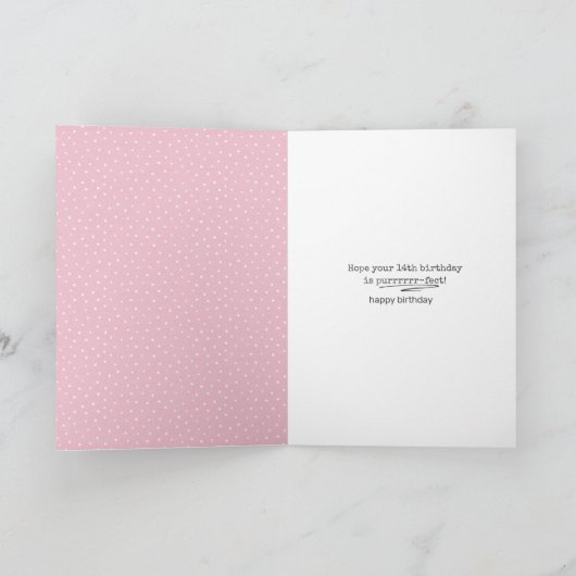 14. Geburtstagstorte Karte (Innenseite)