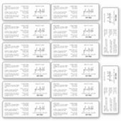 14 Gel Nail Polnisch 15 ml Flaschenetiketten Minim Aufkleber (Vorderseite)