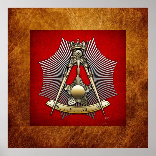 14. Grad: Grand Elect Mason Poster (Vorne)