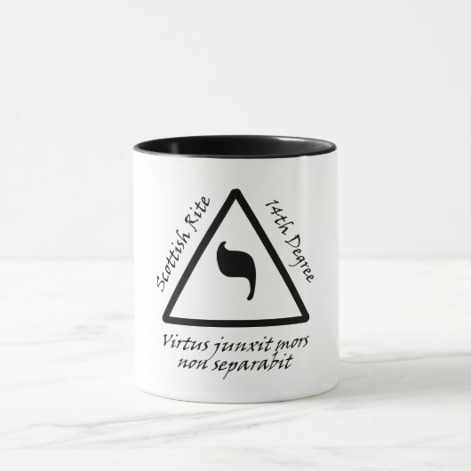 14. Grad-Motto Coffe Tasse (Zentrum)