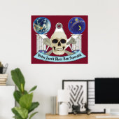14. GRAD SKULL POSTER (Heimbüro)