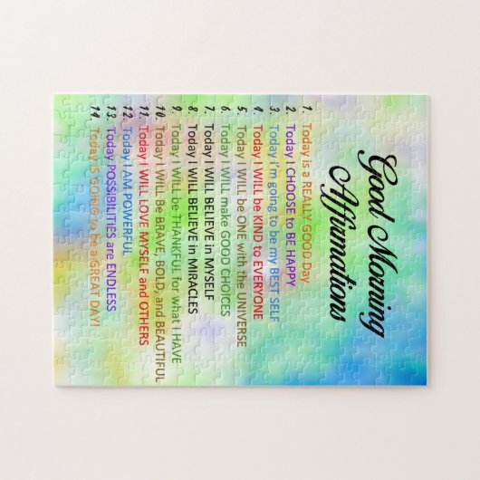 14 Gute Morgennachweise Puzzle (Horizontal)