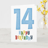 14. Happy Birthday Card Design 2 Karte (Gelbe Blume)