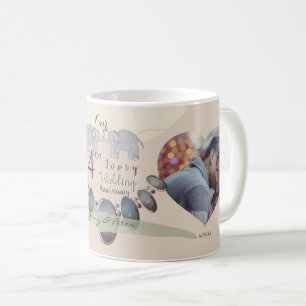 14. Hochzeitstag Elfenbein  Kaffeetasse