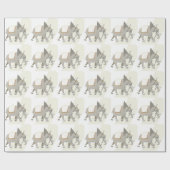 14. Hochzeitstag, Elfenbeinjubiläum Geschenkpapier (Flach)