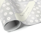 14. Hochzeitstag, Elfenbeinjubiläum Geschenkpapier (Rolleneckpunkt)