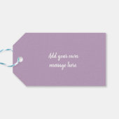 14. Hochzeitstag für Elfenbein niedlicher Elefant Geschenkanhänger (Rückseite Horizontal)