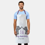 14. Hochzeitstag für Elfenbein niedlicher Elefant Schürze (Getragen)