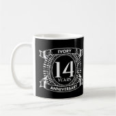 14. Hochzeitstag Kaffeetasse (Links)