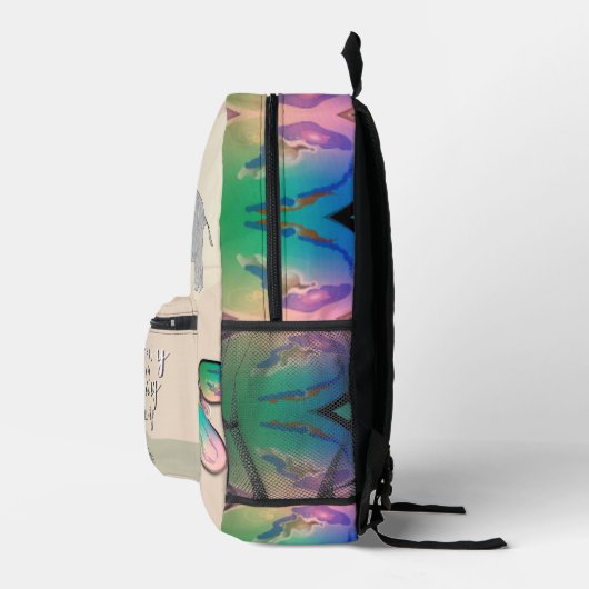 14. Ivory-Jubiläumsopale Bedruckter Rucksack (Rechts)