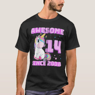 14 Jahre alt 14. Geburtstag Phantastisch seit 2008 T-Shirt
