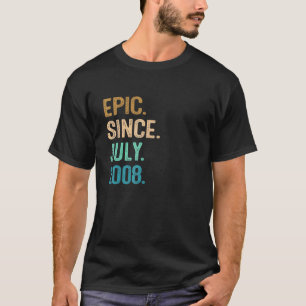 14 Jahre alt Epic Seit Juli 2008 14. Geburtstag T-Shirt