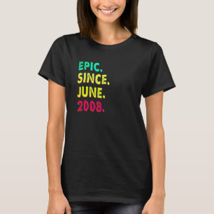 14 Jahre alt Epic Seit Juni 2008 14. Geburtstag VI T-Shirt