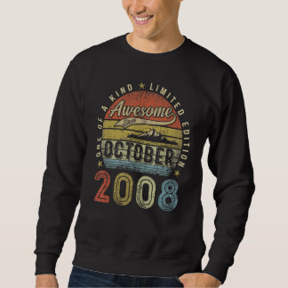 14 Jahre alt Phantastisch seit Oktober 2008 14. Ge Sweatshirt