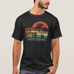14 Jahre alt Vintage 2009 14. Geburtstag T-Shirt