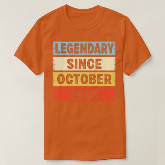 14 Jahre alte Legendärin seit Oktober 2008 14. Bir T-Shirt (Design vorne)
