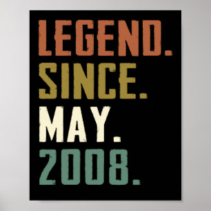 14 Jahre alte Legende seit Mai 2008 14. Geburtstag Poster
