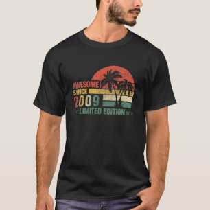 14 Jahre alte Vintage 2009 14. Geburtstag T-Shirt