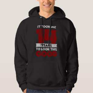 14 Jahre alter Tag sah ich gut aus 14. Geburtstag Hoodie