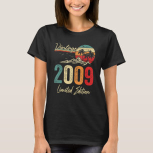 14 Jahre Altes Geschenk Vintag 2009 14. Geburtstag T-Shirt