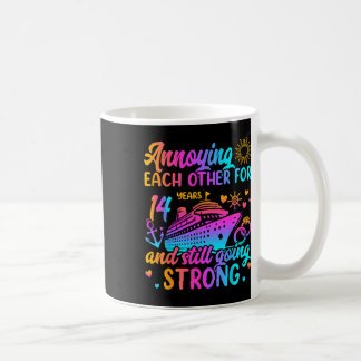 14 Jahre lang gegenseitiges Ärgern Hochzeitsjubilä Kaffeetasse