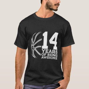14 JAHRE PHANTASTISCHER BASKETBALL 14. GEBURTSTAG T-Shirt
