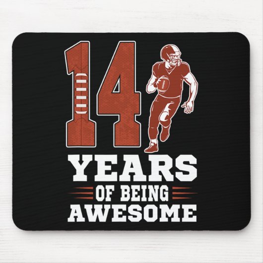 14 Jahre Phantastischer Junge 14. Geburtstag Mousepad (Vorne)