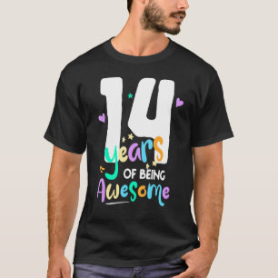 14 Jahre Phantastischer vierzehnter 14. Teenager T-Shirt