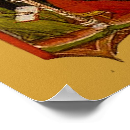 14. Jahrhundert Pessach Haggadah Poster (Ecke)