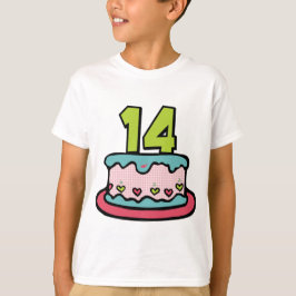 14-jähriger Geburtstagskuchen T-Shirt