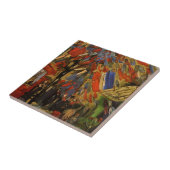 14. Juli Feier in Paris von Vincent van Gogh Fliese (Seite)