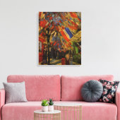 14. Juli Feier in Paris von Vincent van Gogh Leinwanddruck (Insitu (Wohnzimmer))